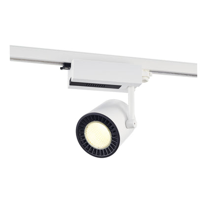 SLV 3~ SUPROS TRACK LED 3 Phasen System Leuchte weiß 4000K CRI90 60° 3520lm Reflektor inkl. 3 Phasen-Adapter