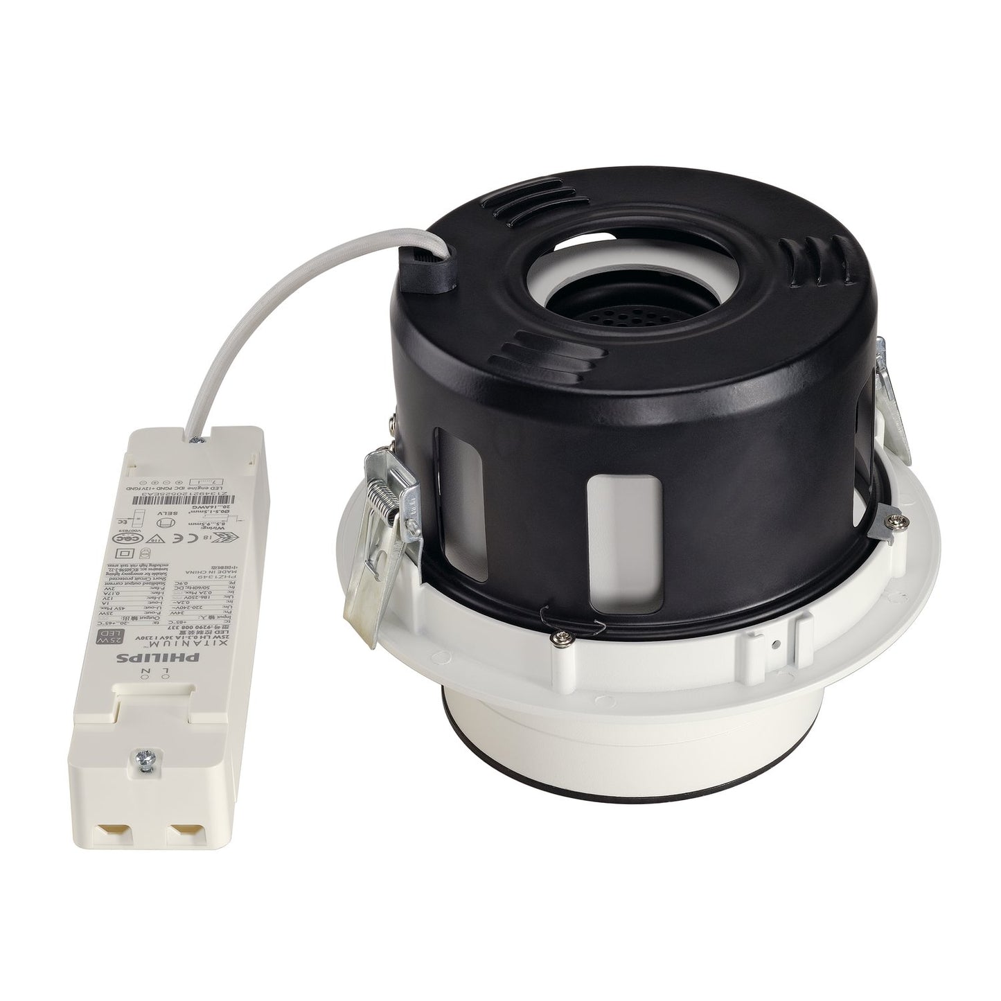 SLV SUPROS MOVE Indoor LED Deckeneinbauleuchte weiß rund 3000K 60° CRI90 3380lm
