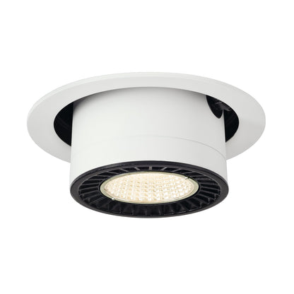 SLV SUPROS MOVE Indoor LED Deckeneinbauleuchte weiß rund 4000K 60° CRI90 2700lm