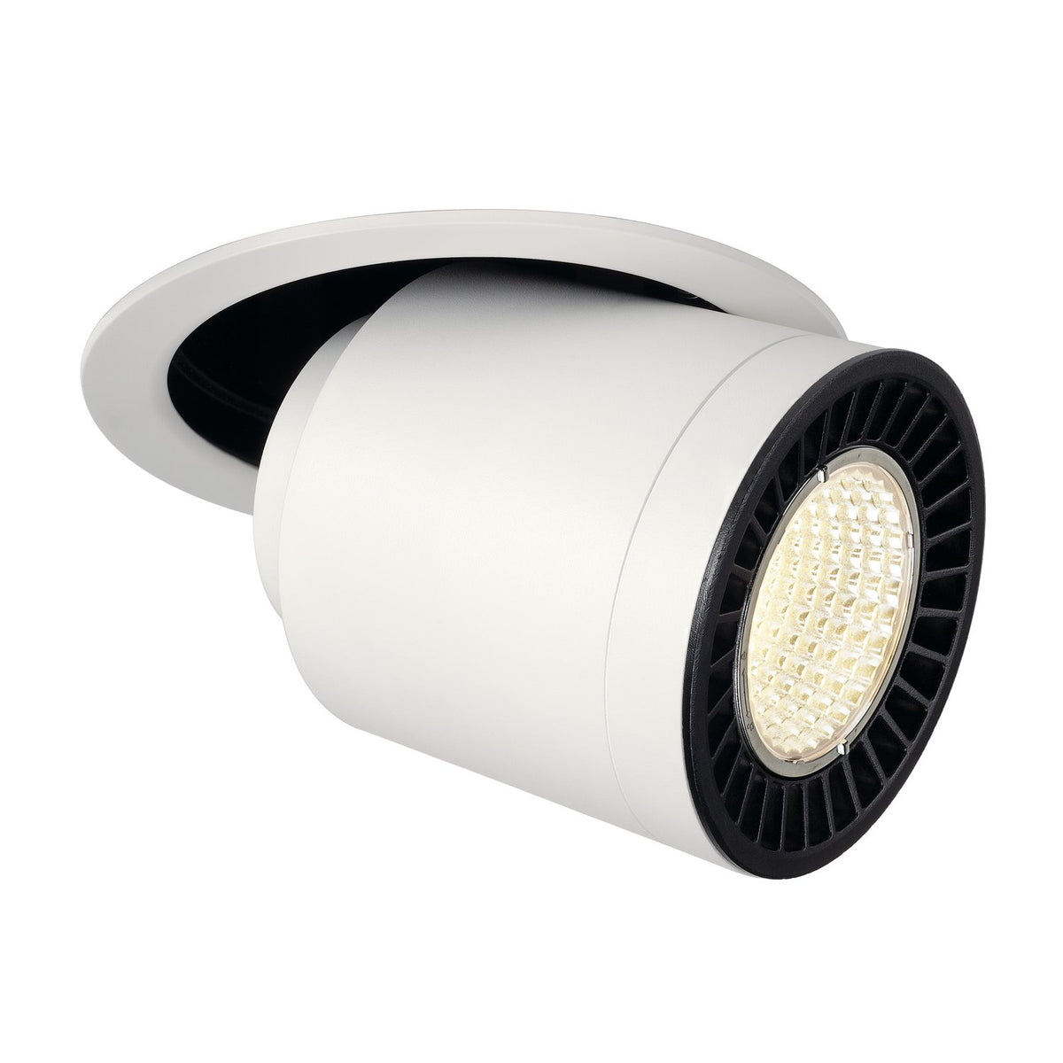 SLV SUPROS MOVE Indoor LED Deckeneinbauleuchte weiß rund 4000K 60° CRI90 3520lm