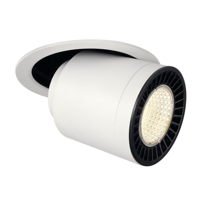 SLV SUPROS MOVE Indoor LED Deckeneinbauleuchte weiß rund 4000K 60° CRI90 3520lm