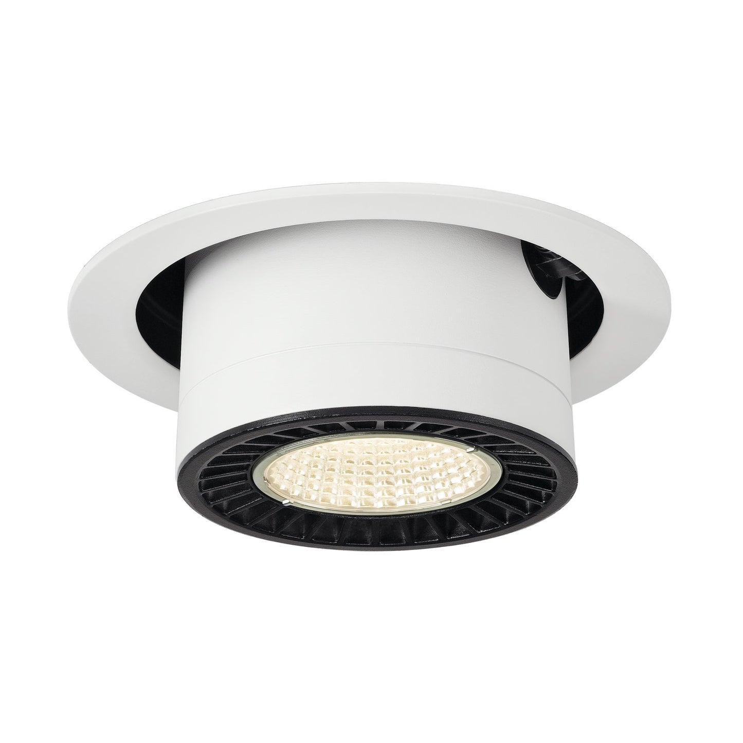 SLV SUPROS MOVE Indoor LED Deckeneinbauleuchte weiß rund 4000K 60° CRI90 3520lm