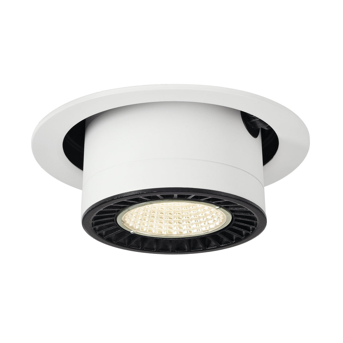 SLV SUPROS MOVE Indoor LED Deckeneinbauleuchte weiß rund 4000K 60° CRI90 3520lm