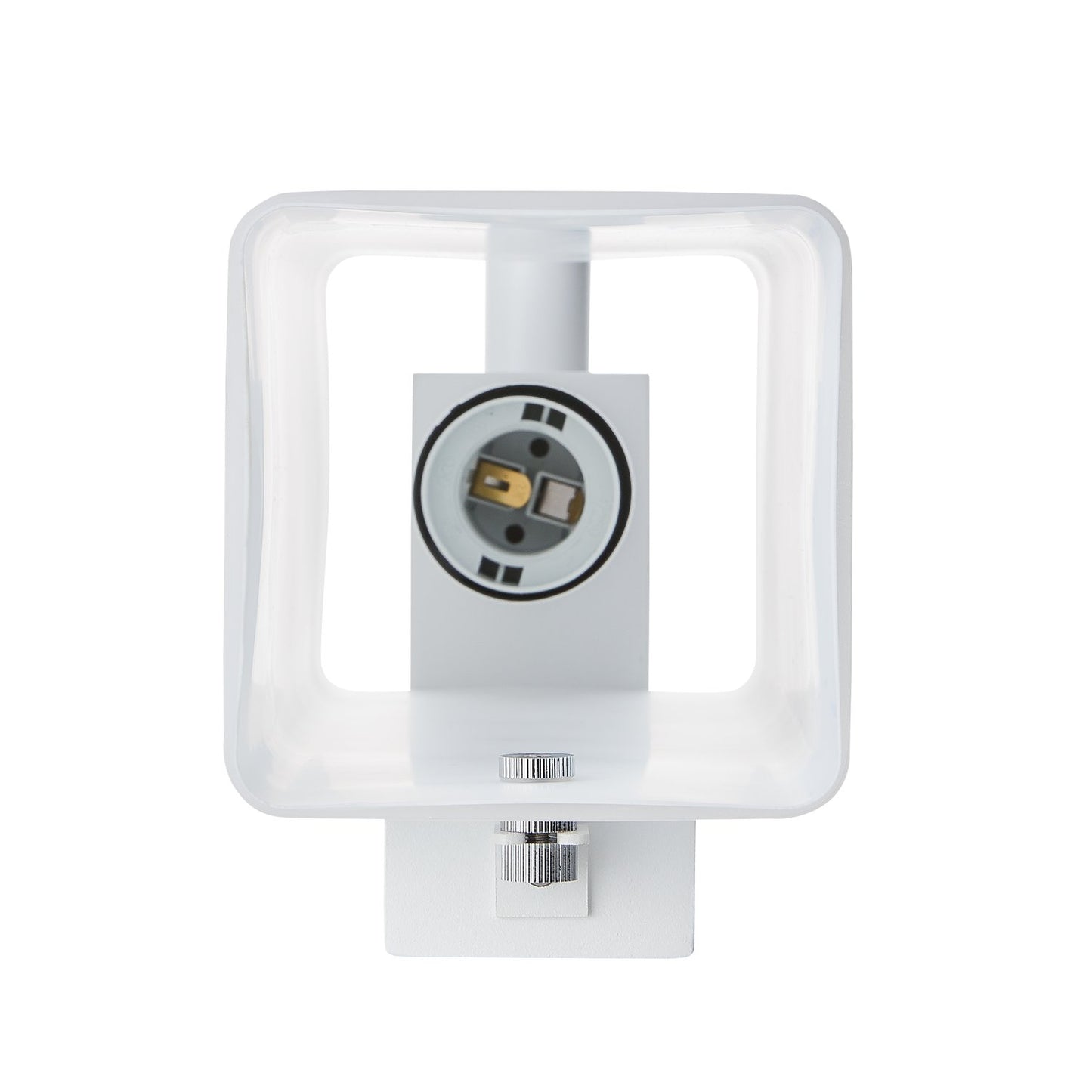 SLV QUADRASS SPOT Indoor Wandaufbauleuchte mit LED Spot und E27 Fassung, weiß