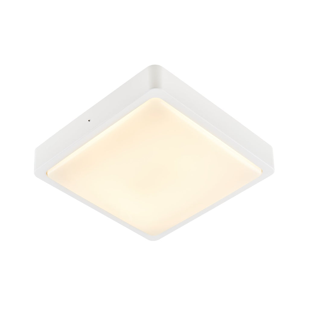 SLV AINOS SQUARE Outdoor LED Wand- und Deckenaufbauleuchte weiß CCT switch 3000/4000K