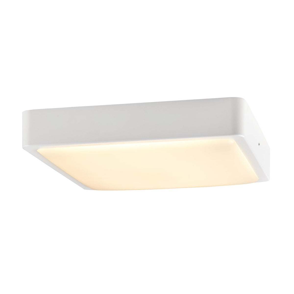 SLV AINOS SQUARE Outdoor LED Wand- und Deckenaufbauleuchte weiß CCT switch 3000/4000K