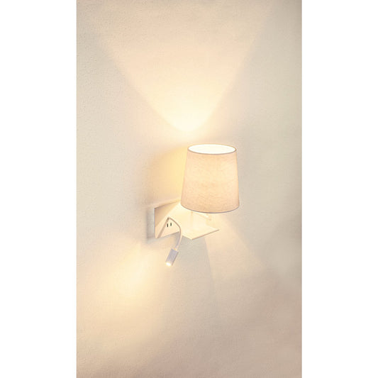 SLV SOMNILA FLEX Indoor LED Wandaufbauleuchte 3000K weiß Version rechts inkl. USB Anschluss