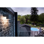 SLV L-LINE OUT WL, Outdoor LED Wandaufbauleuchte anthrazit CCT switch 3000/4000K