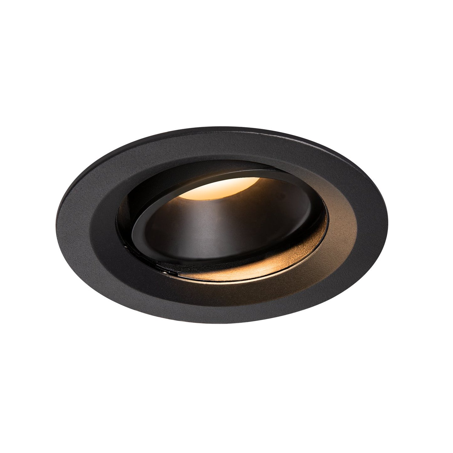 SLV NUMINOS DL M, Indoor LED Deckeneinbauleuchte schwarz/schwarz 2700K 20° kardanisch dreh- und schwenkbar