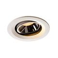 SLV NUMINOS DL M, Indoor LED Deckeneinbauleuchte weiß/chrom 2700K 40° kardanisch dreh- und schwenkbar