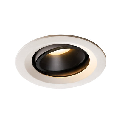 SLV NUMINOS DL M, Indoor LED Deckeneinbauleuchte weiß/schwarz 3000K 20° kardanisch dreh- und schwenkbar