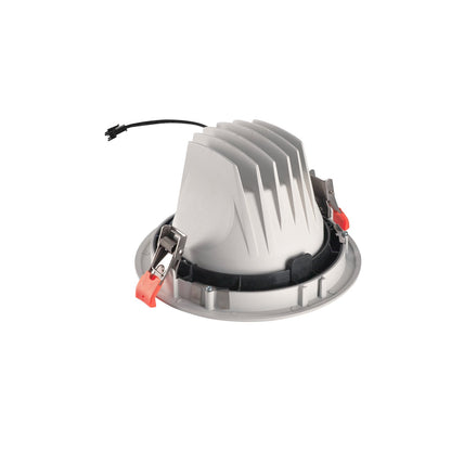 SLV NUMINOS DL XL, Indoor LED Deckeneinbauleuchte weiß/chrom 4000K 20° kardanisch dreh- und schwenkbar
