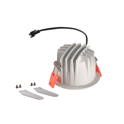 SLV NUMINOS DL S, Indoor LED Deckeneinbauleuchte weiß/chrom 2700K 20°