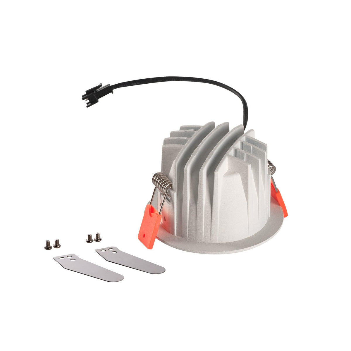 SLV NUMINOS DL S, Indoor LED Deckeneinbauleuchte weiß/schwarz 3000K 55°