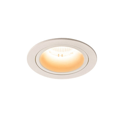 SLV NUMINOS DL M, Indoor LED Deckeneinbauleuchte weiß/weiß 2700K 55°
