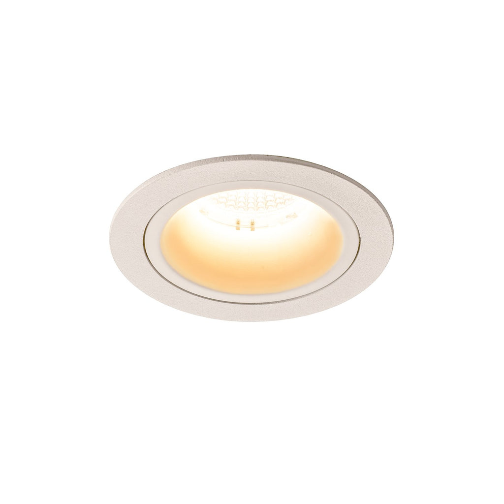 SLV NUMINOS DL M, Indoor LED Deckeneinbauleuchte weiß/weiß 3000K 55°