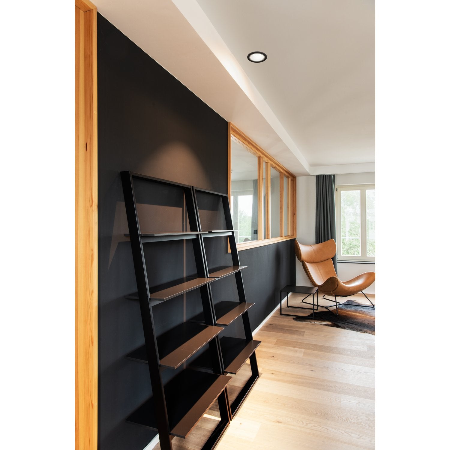 SLV NUMINOS DL L, Indoor LED Deckeneinbauleuchte schwarz/weiß 3000K 40°