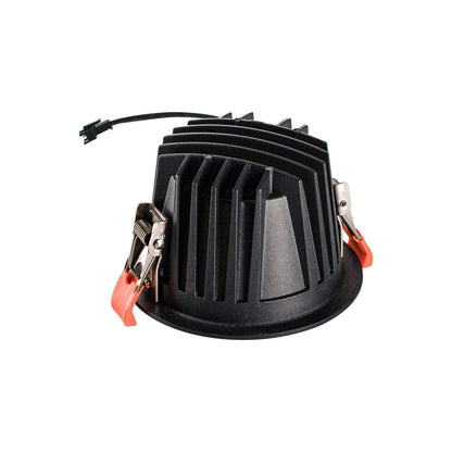 SLV NUMINOS DL L, Indoor LED Deckeneinbauleuchte schwarz/weiß 3000K 55°