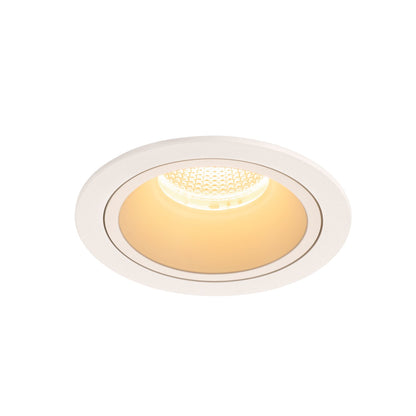 SLV NUMINOS DL L, Indoor LED Deckeneinbauleuchte weiß/weiß 3000K 55°