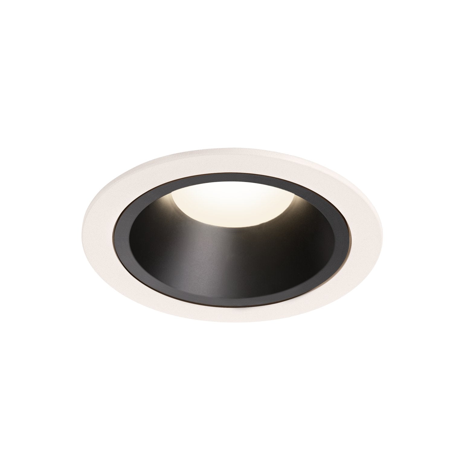 SLV NUMINOS DL L, Indoor LED Deckeneinbauleuchte weiß/schwarz 4000K 55°
