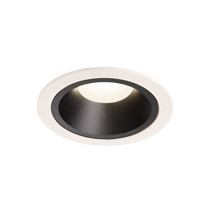 SLV NUMINOS DL L, Indoor LED Deckeneinbauleuchte weiß/schwarz 4000K 55°