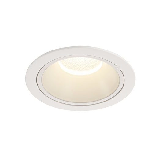 SLV NUMINOS DL XL, Indoor LED Deckeneinbauleuchte weiß/weiß 4000K 55°