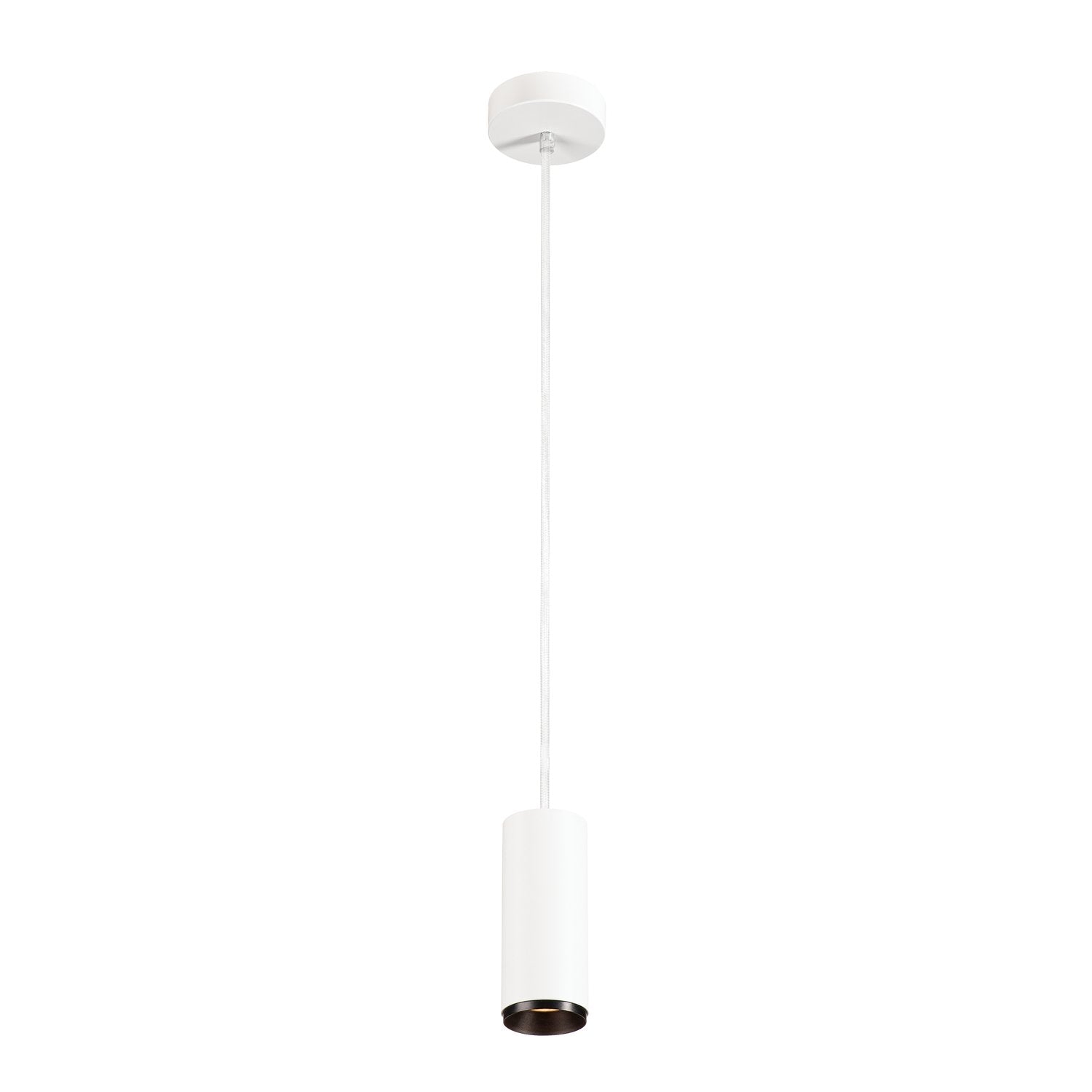 SLV NUMINOS PD PHASE S, Indoor LED Pendelleuchte weiß/schwarz 3000K 60°