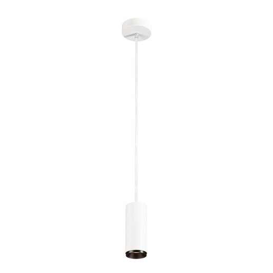 SLV NUMINOS PD PHASE S, Indoor LED Pendelleuchte weiß/schwarz 3000K 60°