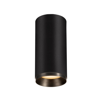 SLV NUMINOS CL PHASE M, Indoor LED Deckenaufbauleuchte schwarz/schwarz 3000K 24°