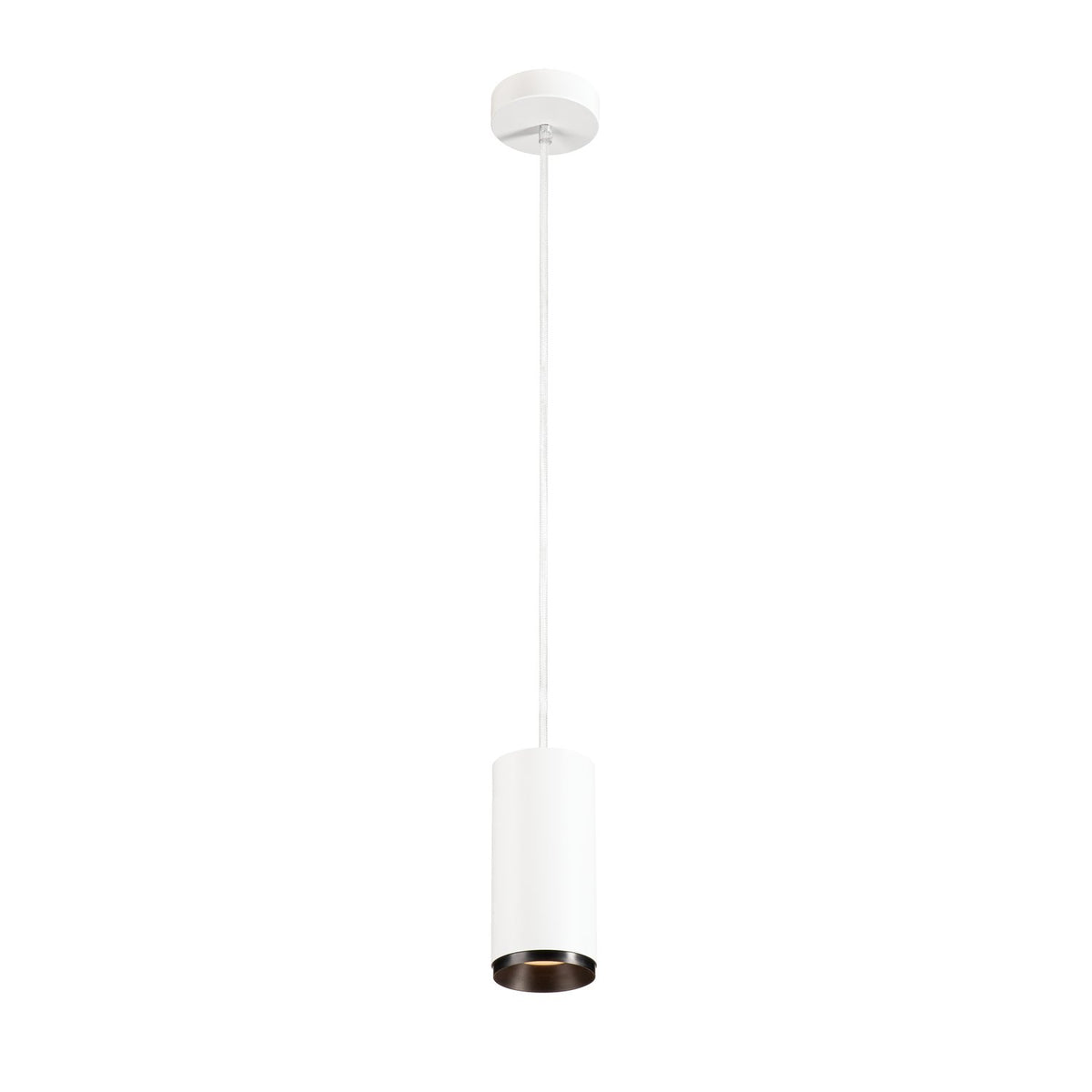 SLV NUMINOS PD PHASE M, Indoor LED Pendelleuchte weiß/schwarz 2700K 60°