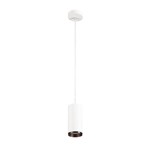 SLV NUMINOS PD PHASE M, Indoor LED Pendelleuchte weiß/schwarz 3000K 60°