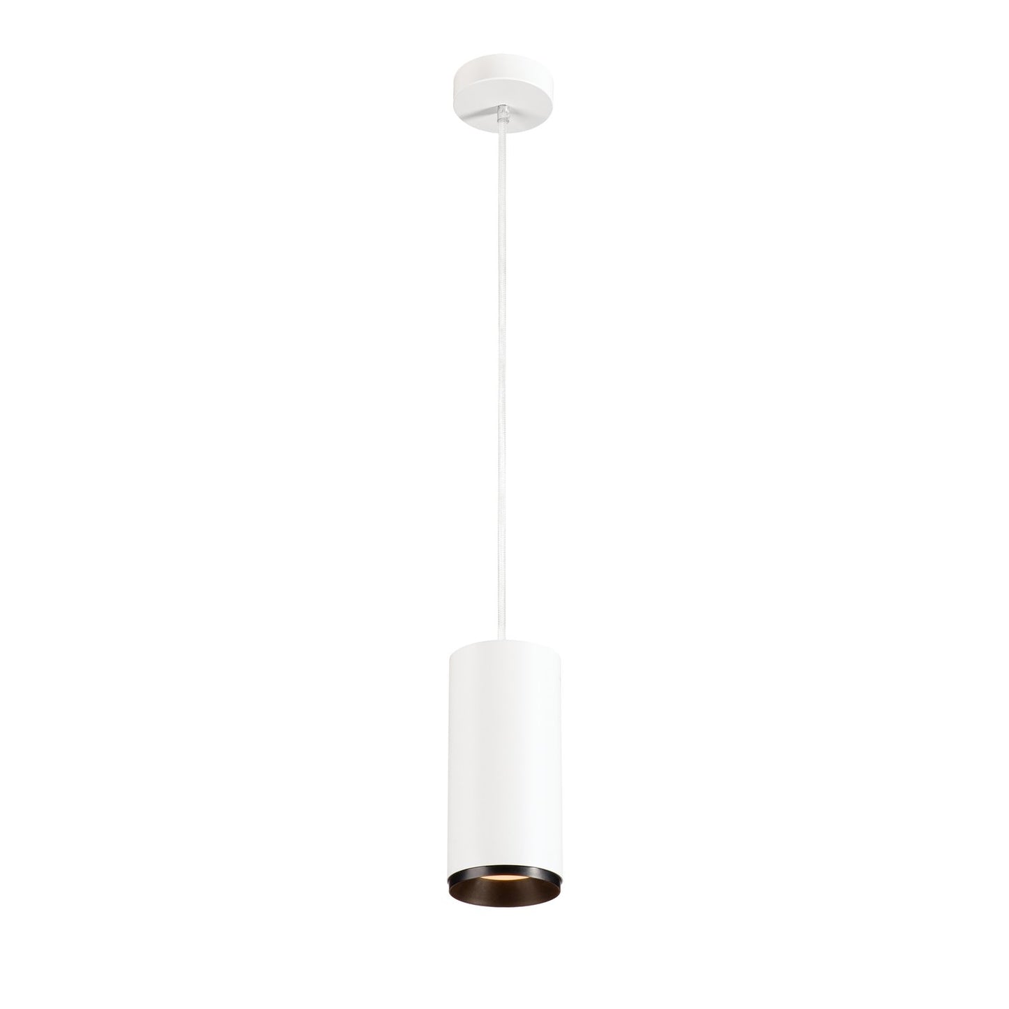 SLV NUMINOS PD PHASE L, Indoor LED Pendelleuchte weiß/schwarz 2700K 60°