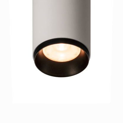SLV NUMINOS SPOT DALI S, Indoor LED Deckenaufbauleuchte weiß/schwarz 2700K 60°