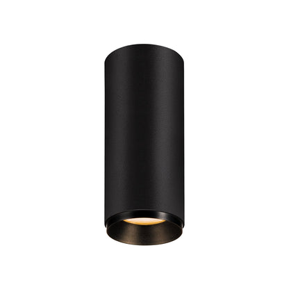 SLV NUMINOS CL DALI S, Indoor LED Deckenaufbauleuchte schwarz/schwarz 2700K 60°