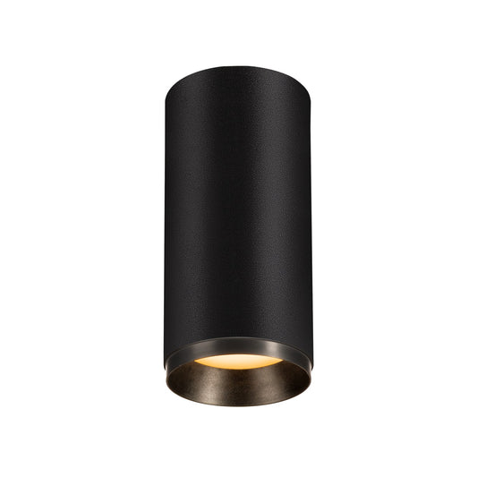 SLV NUMINOS CL DALI M, Indoor LED Deckenaufbauleuchte schwarz/schwarz 2700K 24°