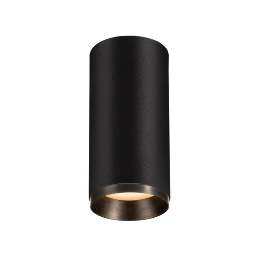 SLV NUMINOS CL DALI M, Indoor LED Deckenaufbauleuchte schwarz/schwarz 3000K 60°