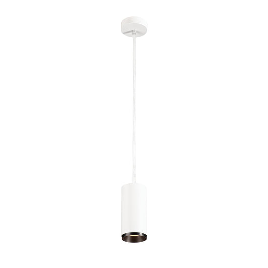 SLV NUMINOS PD DALI M, Indoor LED Pendelleuchte weiß/schwarz 3000K 60°