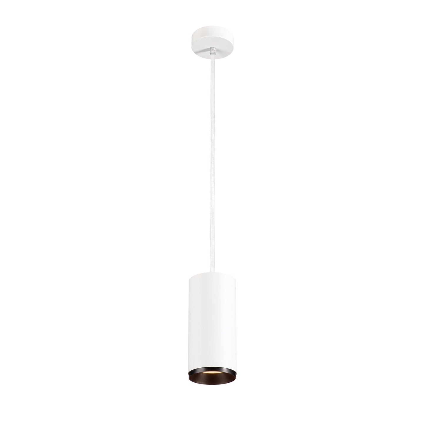 SLV NUMINOS PD DALI L, Indoor LED Pendelleuchte weiß/schwarz 3000K 24°