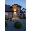 SLV RUSTY© UP/DOWN WL, Outdoor LED Wandaufbauleuchte rund rost CCT switch 3000/4000K