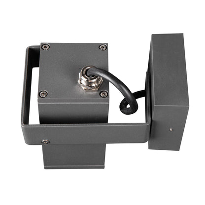 SLV THEO BRACKET CW, Outdoor Wand- und Deckenaufbauleuchte QPAR51 anthrazit