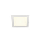 SLV SENSER 18 DL, Indoor LED Deckeneinbauleuchte eckig weiß 4000K