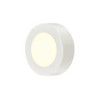 SLV SENSER 12 CW, Indoor LED Wand- und Deckenaufbauleuchte rund weiß 4000K