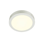 SLV SENSER 24 CW, Indoor LED Wand- und Deckenaufbauleuchte rund weiß 4000K
