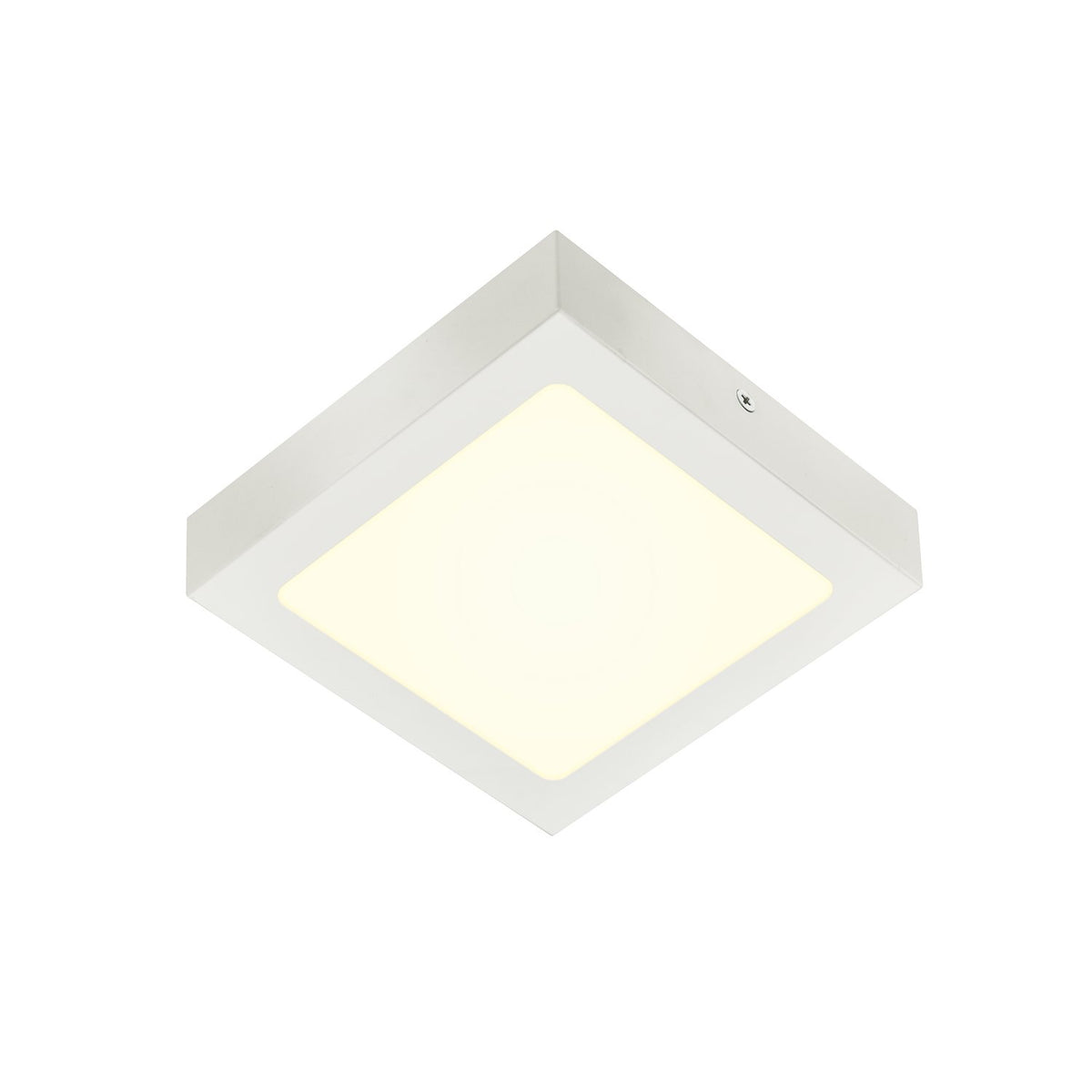 SLV SENSER 18 CW, Indoor LED Wand- und Deckenaufbauleuchte eckig weiß 4000K