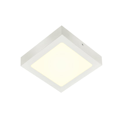 SLV SENSER 18 CW, Indoor LED Wand- und Deckenaufbauleuchte eckig weiß 4000K