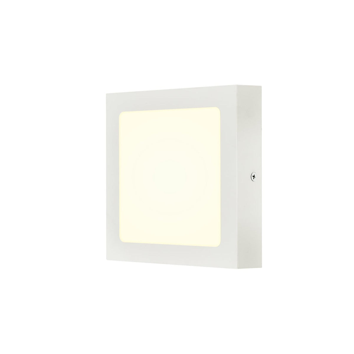SLV SENSER 18 CW, Indoor LED Wand- und Deckenaufbauleuchte eckig weiß 4000K