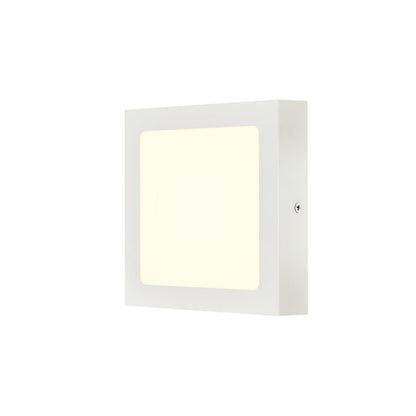 SLV SENSER 18 CW, Indoor LED Wand- und Deckenaufbauleuchte eckig weiß 4000K