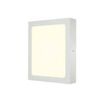 SLV SENSER 24 CW, Indoor LED Wand- und Deckenaufbauleuchte eckig weiß 4000K
