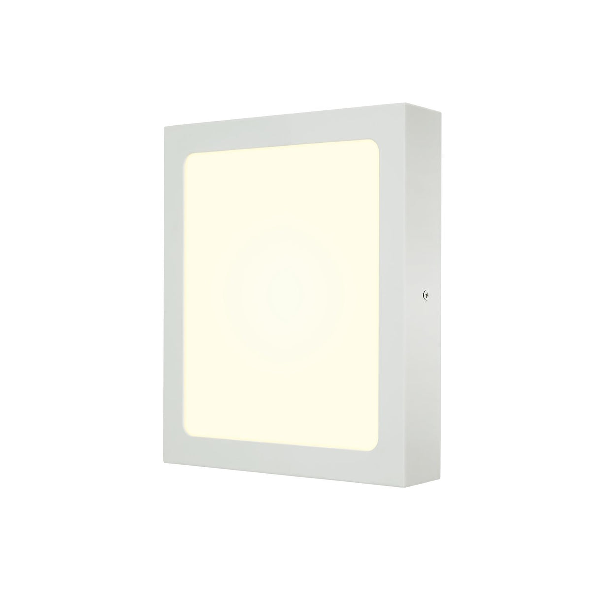 SLV SENSER 24 CW, Indoor LED Wand- und Deckenaufbauleuchte eckig weiß 4000K