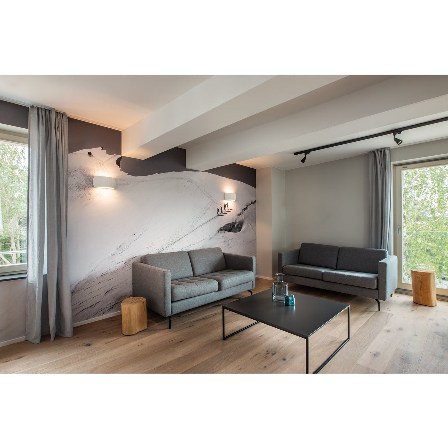 SLV PLASTRA WL CURVED CUTRAIN, Indoor WandaufbauleuchteQT-DE12 weiß